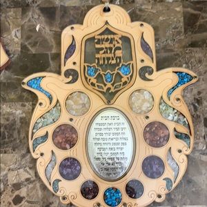 Hamsa with Blessing for  the Home